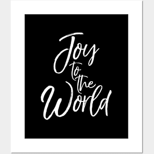 Carol Lyric Quote For Joy To The World Posters and Art